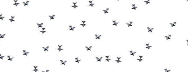 Cosmic Overture: Step Into the Allure of a 3D Gold Stars Rainfall