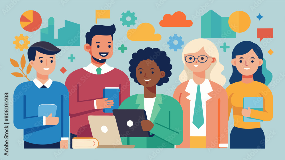 Poster a corporate training program that includes ongoing diversity and inclusion education for all employe