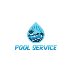 Eco Swimming Pool Services Logo, Cleaning Pool and Maintenance logo
