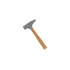 Hammer Icon With wooden Handles