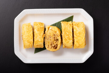 鶏そぼろ入り卵焼き