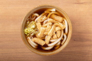 きざみ揚げうどん