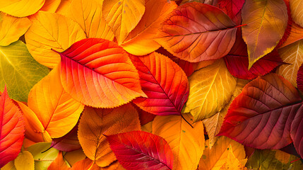Fall Foliage Close-Up: A Tapestry of Colors
