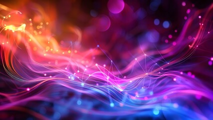 Obraz premium Exploring the foundational growth of network connections in the digital ecosystem. Concept Digital Ecosystem, Network Connections, Foundational Growth, Technology Evolution