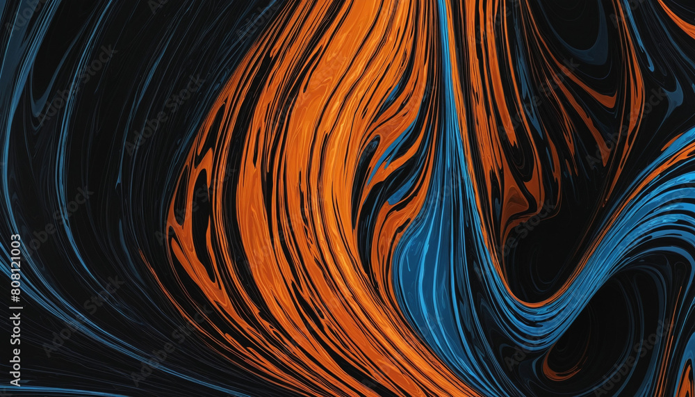 Poster vibrant hues and dynamic shapes: a generative ai masterpiece of abstract design