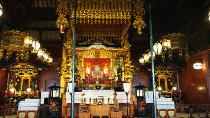 ASAKUSA,TOKYO,JAPAN - APRIL 2024 : the famous Asakusa Dera Sensoji is the oldest Buddhist temple in...