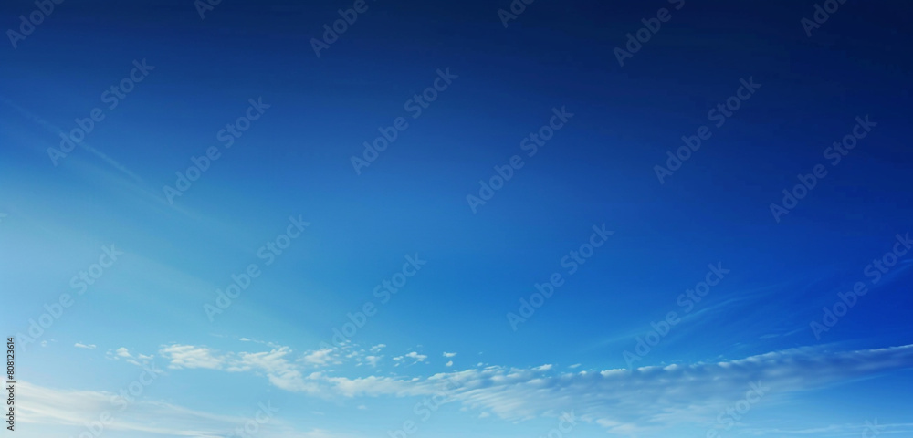 Poster Modern app interface background transitioning smoothly from cobalt to sky.