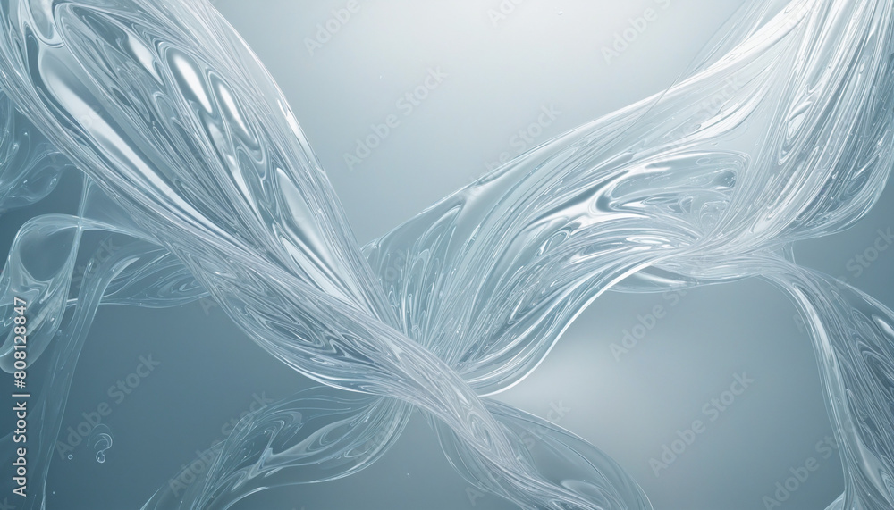 Poster generative ai creates a negative space design with a white watercolor border frame, capturing the be