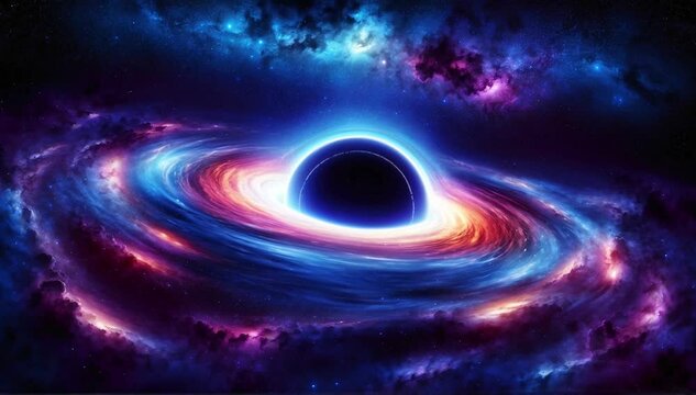 space galaxy blackhole background