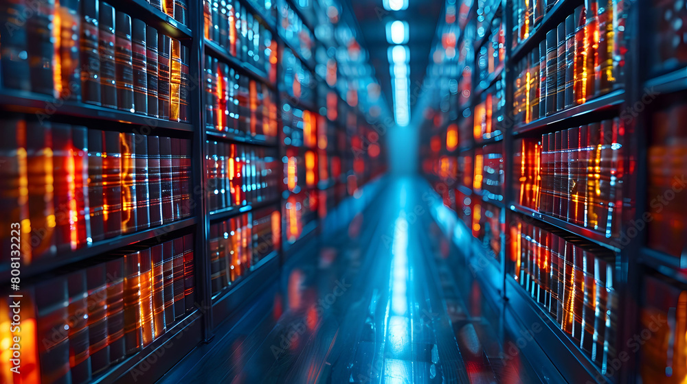 Poster manage employee confidentiality, corporate data, and document management software with secure search