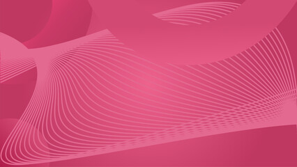 abstract pink background with lines wireframe 