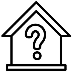 House,shapes and symbols,question mark,home,symbol.svg