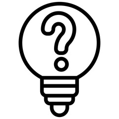 light bulb,question mark,faq,communications,help,ask.svg