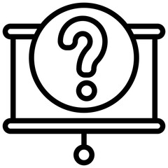Presentation,question mark,lecture,lectures,class,training,question.svg