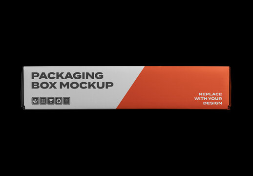 Box Pack Package Identity Branding Texture Paper Cardboard Delivery Post Mockup Template Mail Packaging Product
