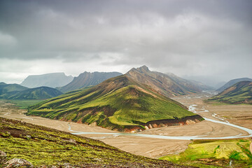 Landmannalaugar in summertime, Iceland