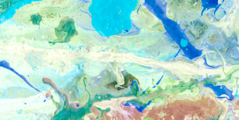 Enchanting and Playful Rainbow Splash on a Cute and Colorful Abstract Background