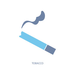 tobacco concept line icon. Simple element illustration. tobacco concept outline symbol design.