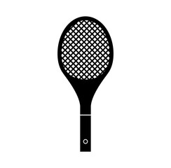 black badminton icon