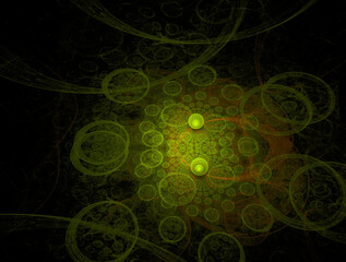 Imaginatory fractal abstract background Image