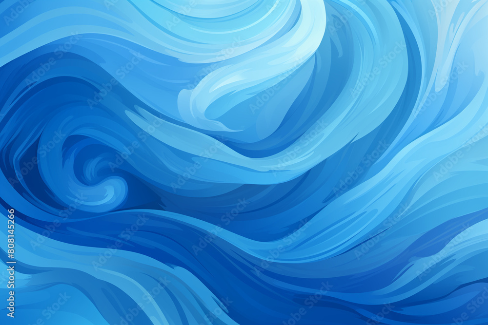 Poster background with a texture of rippling blue waves