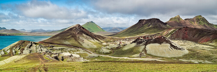 Landmannalaugar in summertime, Iceland