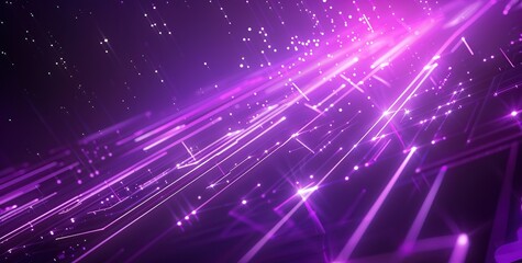 purple background with glowing lines