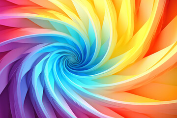 Psychedelic fractal colorful background, pattern, vibrant, decorative element, colorful and bright colors