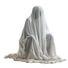 Dress up as a ghost with a white sheet for Halloween and have a spook-tacular time at the party with your friends!