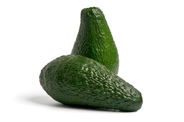 Avocado, isolated on white background