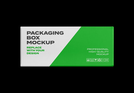 Box Pack Package Identity Branding Texture Paper Cardboard Delivery Post Mockup Template Mail Packaging