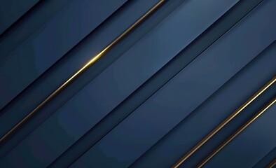 Dark blue background with gold lines
