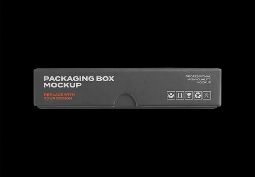 Box Pack Package Identity Branding Texture Paper Cardboard Delivery Post Mockup Template Mail Packaging