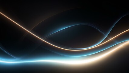 3d abstract background wallpaper with waving lines of lights in a unique design. Represent modern technologies