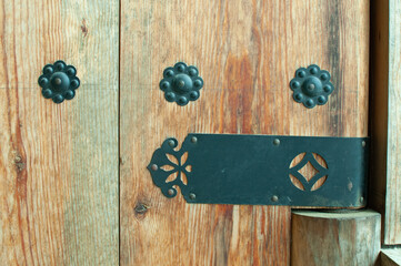 door ancient Korean wooden