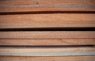 Cross-section of wood material that has been cut and ready to use. Attractive wood textures and...