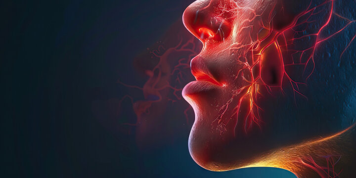 Anaphylaxis: The Swelling and Difficulty Breathing of Severe Allergic Reactions - Imagine a scene where a person's face, lips, or throat swells, and they have difficulty breathing, indicating a severe