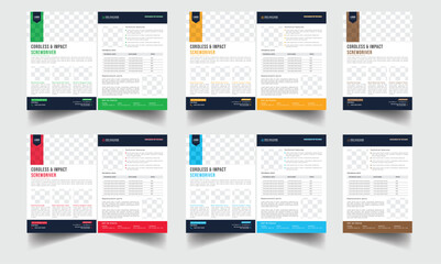 Technical Data Sheet layout template. Product Catalogue & modern a4 product catalog design template, Minimalist product brochure template design, A4 flyer, corporate flyer, business flyer, catalog