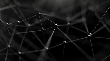 Gradient network connection abstract background