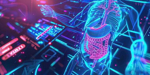 Celiac Disease: The Digestive Issues and Malnutrition of Gluten Sensitivity - Picture a scene where a person experiences digestive problems such as bloating, diarrhea, and malnutrition due to gluten s