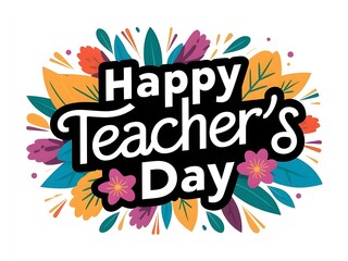 Happy teacher's  day flower