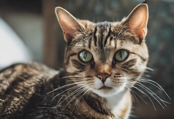 Fototapeta premium Portrait of a Tabby Cat