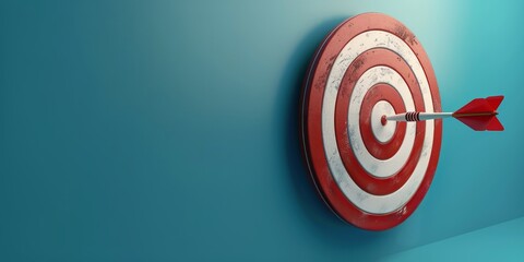 Bullseye Hit by Dart