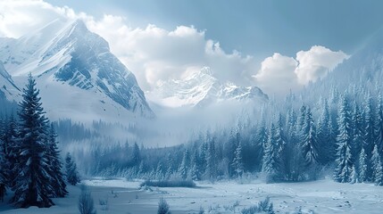 Winter snow wallpaper