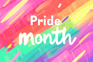 LGBTQ colorful background. Happy pride month.