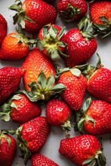 Fresh and Juicy Strawberries - Close-up View