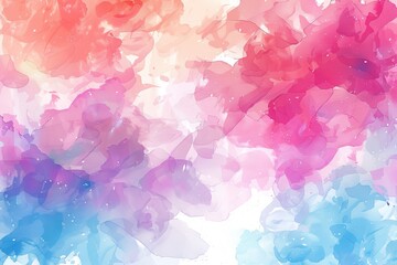 Fototapeta premium Creative Watercolor Abstract Graphic Art Texture Shape Print Modern Vintage Fashion Backdrop Fabric Beautiful Vector Geometric Minimal Blue Concept Trendy Nature Simple Artistic Paint Summer