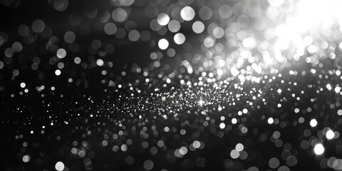 Rain Drops in Black and White