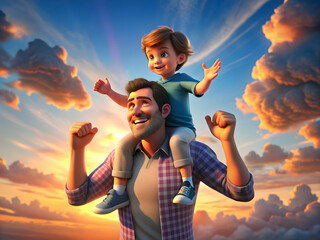 Father's Day illustration