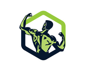 Logo atlhetic good for fitness gym or any education or training design logo, good for elementary design.